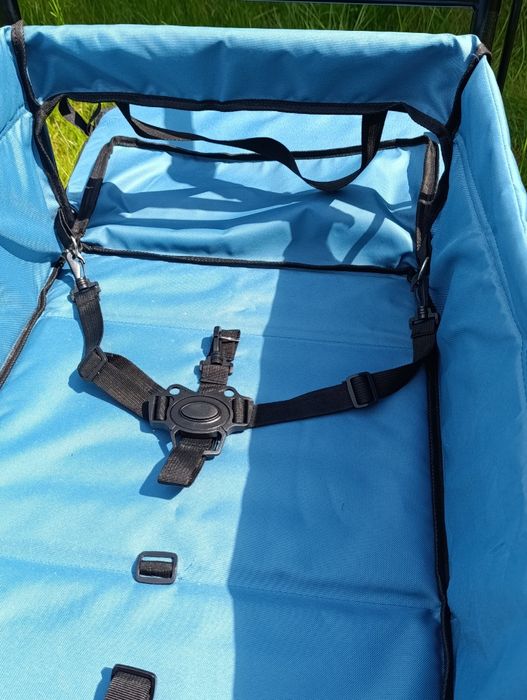 Wózek składany z dachem Sekey niebieski