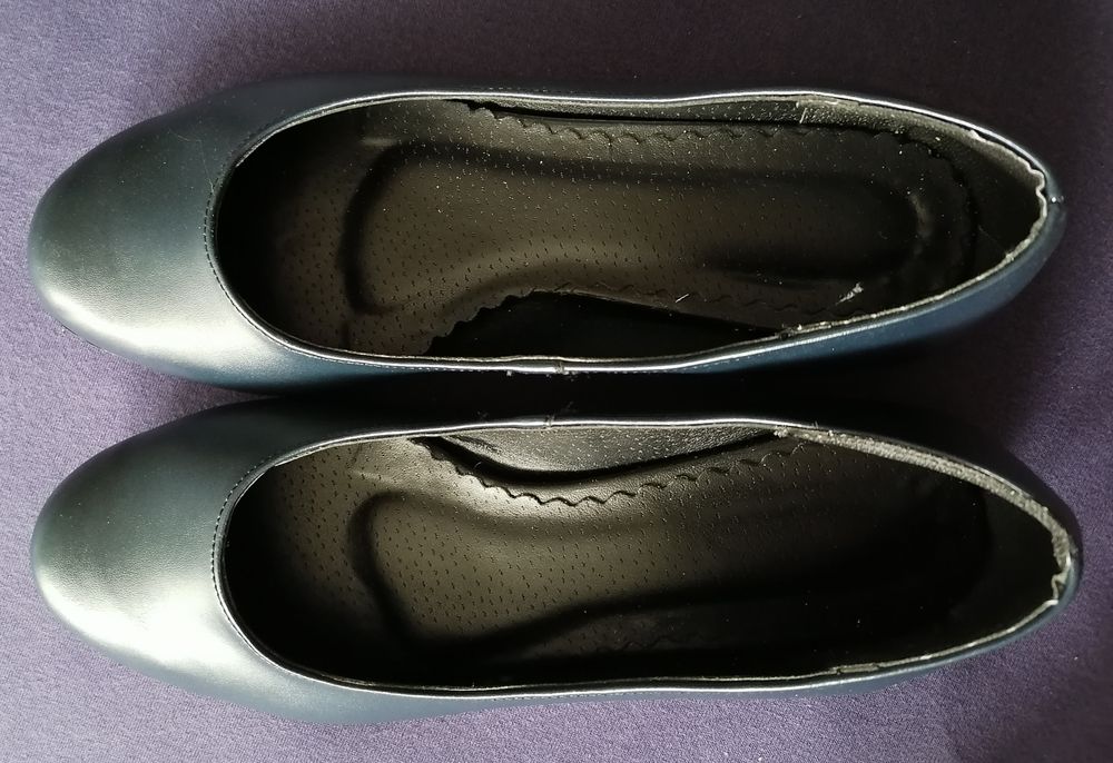 Baleriny skórzane r. 38