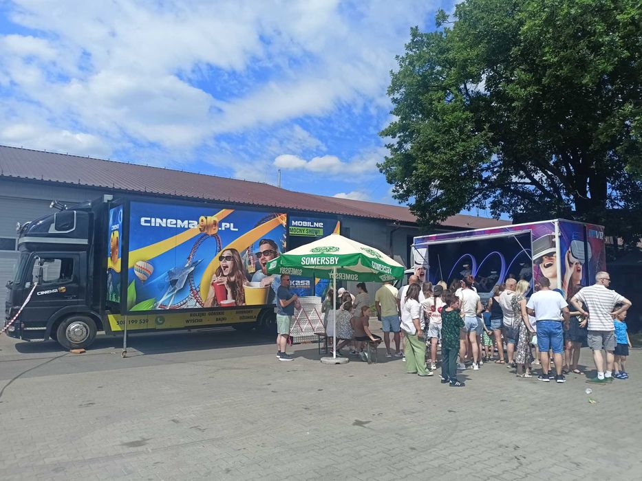 Kino 9D Wynajem atrakcja na imprezy/ firmowe/ dni miasta/ / dożynki