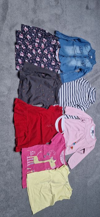 Bluzeczki dla dziewczynki rozm 98cm