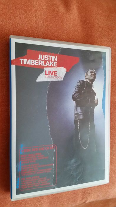JUSTIN TIMBERLAKE - Live From London (2003 Zomba) dvd + cd