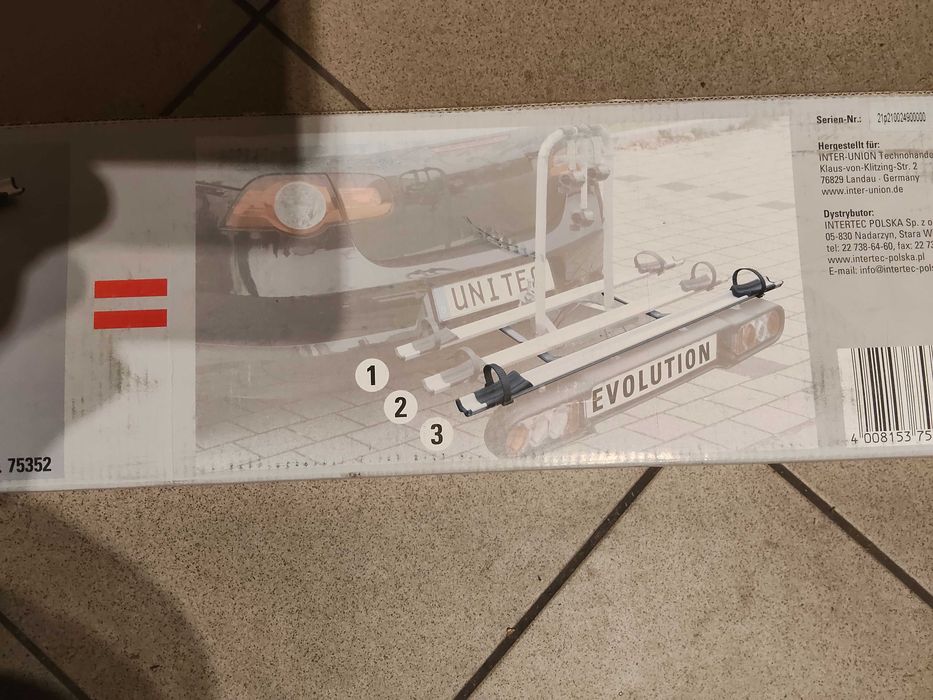 Bagażnik rowerowy na hak