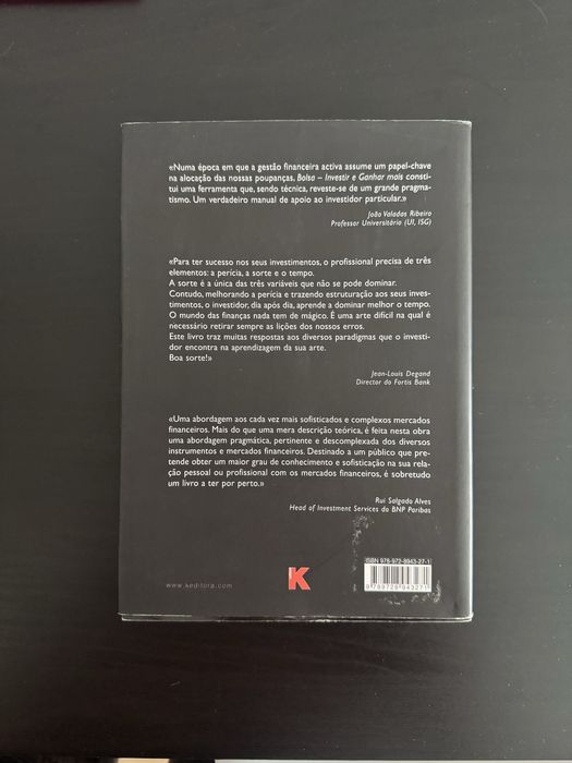 Livro “Invistir e Ganhar Mais”