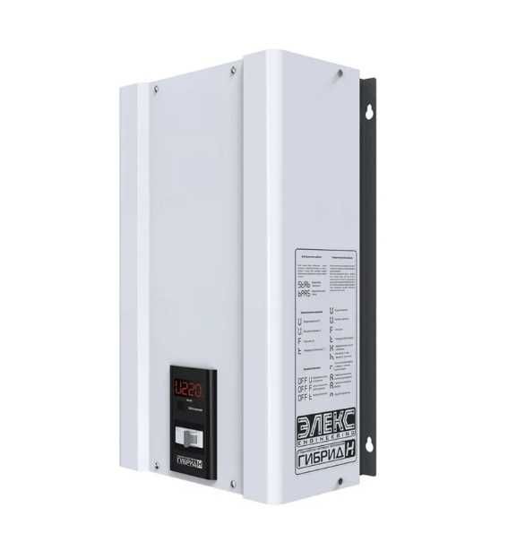 Стабілізатор напруги Елєкс Гібрид У 9-1/25 V2.0 на 5,5 кВт, 110-325 В