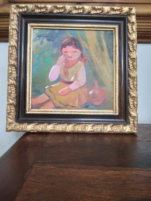 Pintura a óleo  assinada  M Fernanda Amado