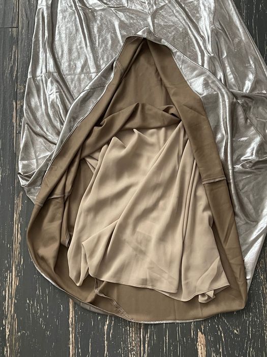 Ralph Lauren. Вечернее платье в пол серебро с одним плечом р М (8 сша)