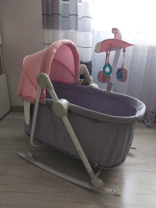 Kinderkraft Leżaczek Bujaczek 5w1 różowy