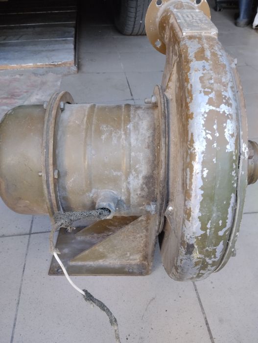 Нагнітач повітря електровентилятор,турбіна єв-75-12 новий