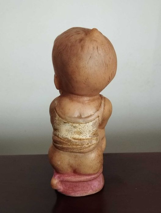 Boneco Antigo Borracha Bébé Penico
