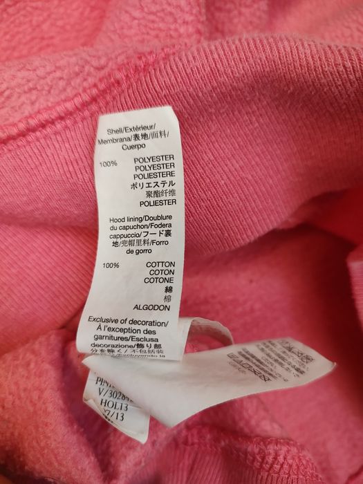 Gap różowy hoodie bluza z kapturem dla dziewczynki ciepła zima 110 cm