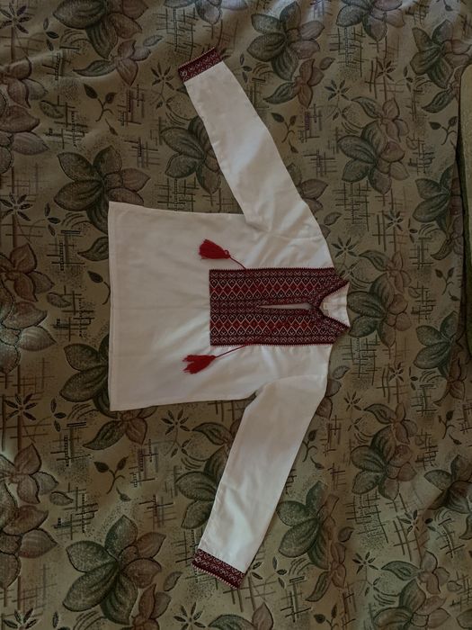 біла вишиванка на хлопчика розмір 122