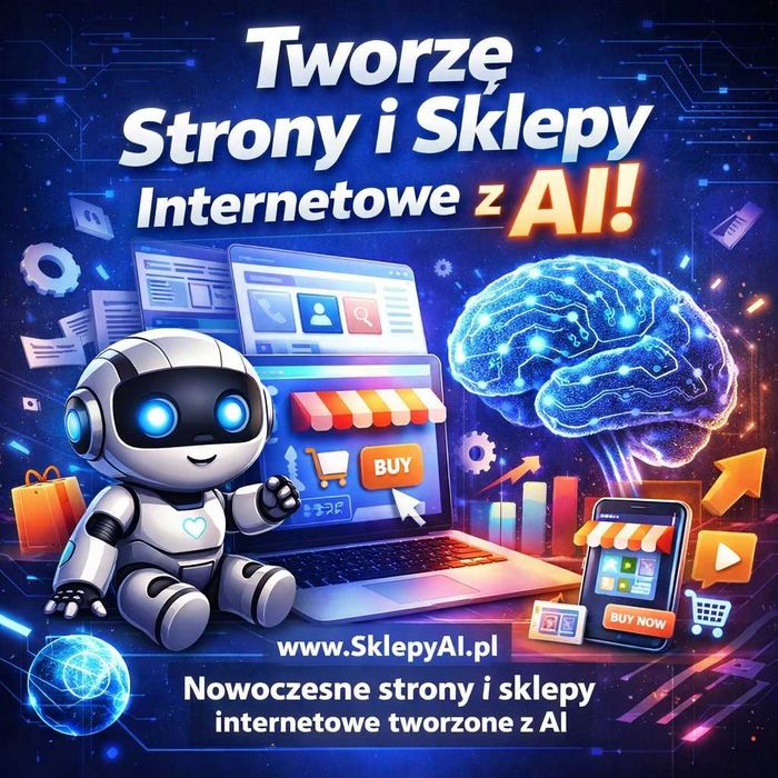 Nowoczesne strony internetowe dla firm z AI i SEO + Serwer i SSL GRATIS! Płatność po wykonaniu zlecenia!