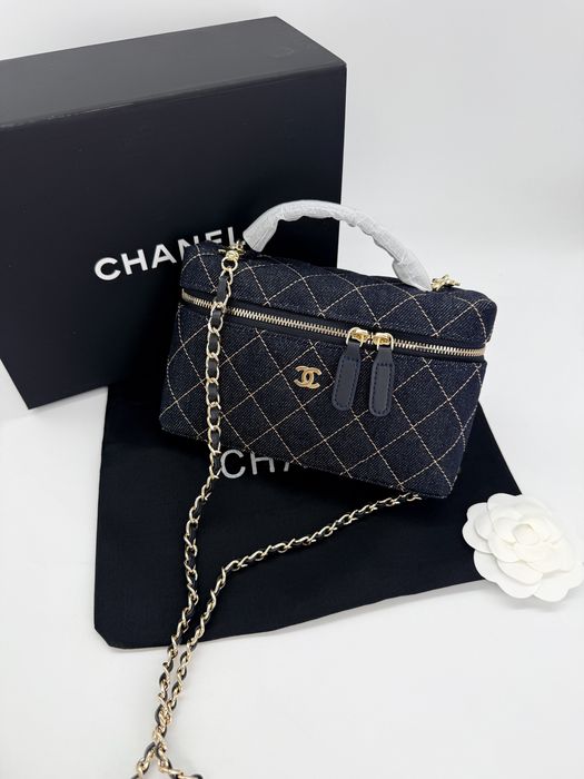 Сумка Chanel Vanity Case Blue Denim