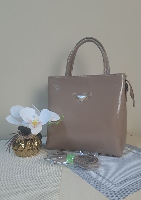 Сумка Жіноча з екошкіри,Жіноча Сумка з лакованої екошкіри люкс якості