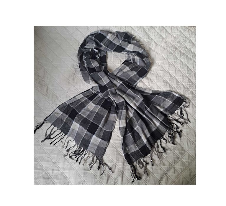 Szal szalik chusta w kratę