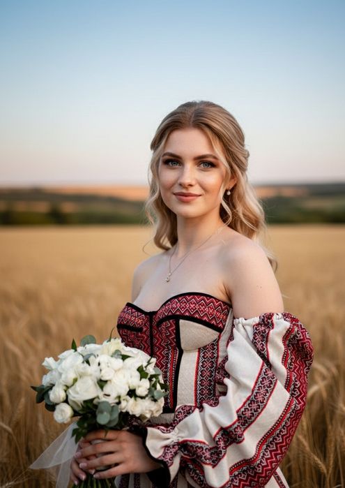 Вишитий корсет з рукавами в українському стилі В НАЯВНОСТІ