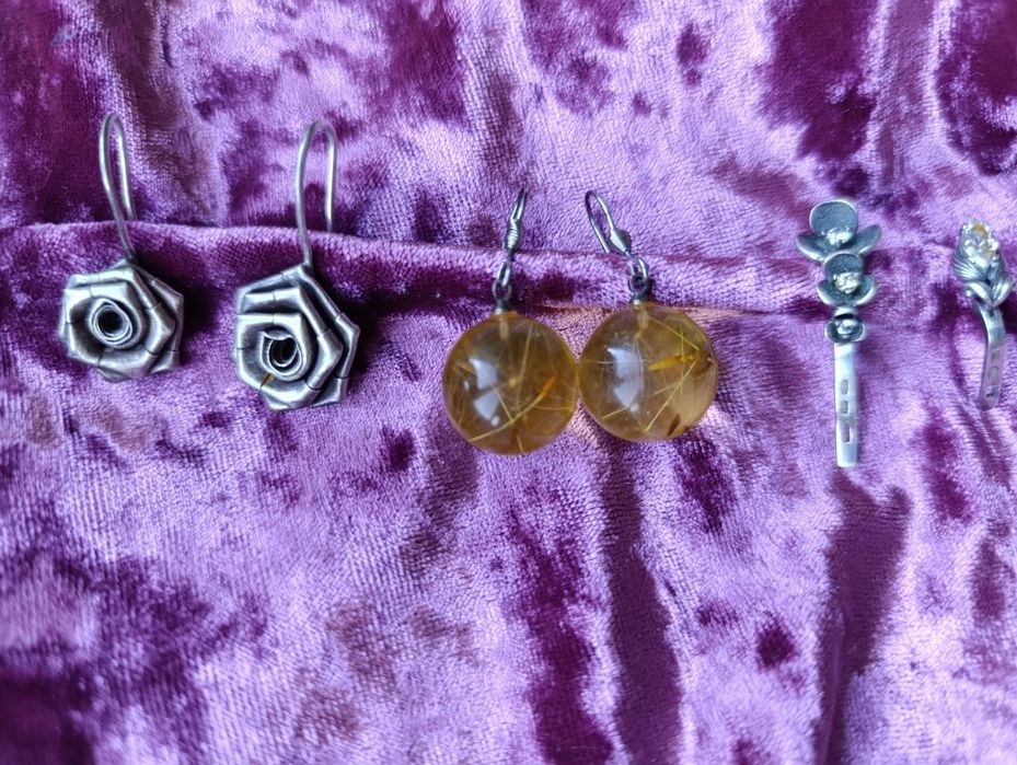 Срібні сережки, є потеряшки, срібло, серебро 925 пр.