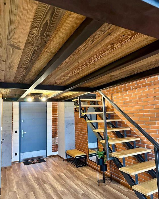 piękne stare drewno deski na ścianę sufit lamele panele styl farmhouse