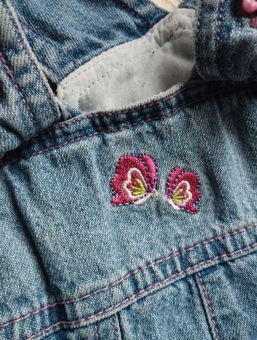 Jeansowa sukienka 68 na wiosnę