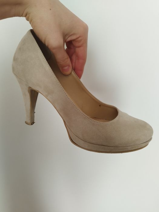 Buty damskie szpilki czółenka pogard vera Pelle