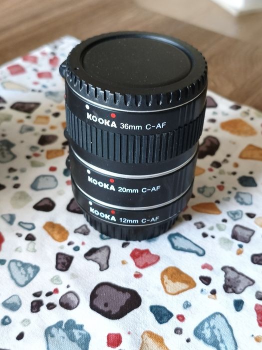 Zestaw obiektywów tamron i canon
