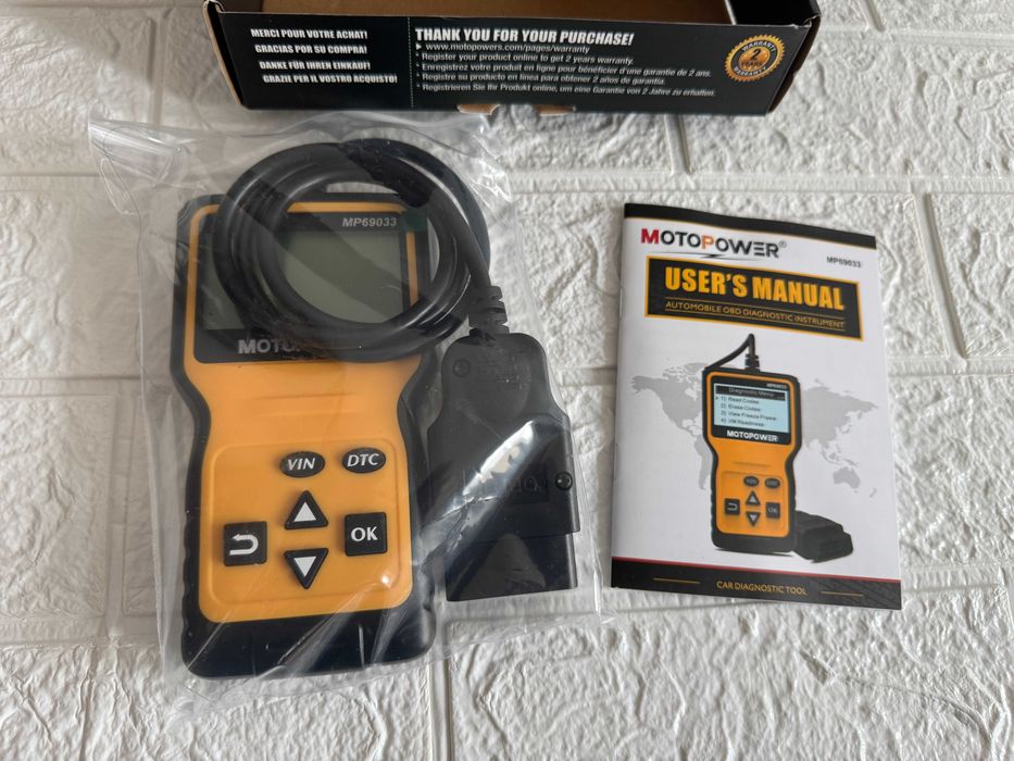 MOTOPOWER MP69033 – Profesjonalny Tester Diagnostyczny OBD2