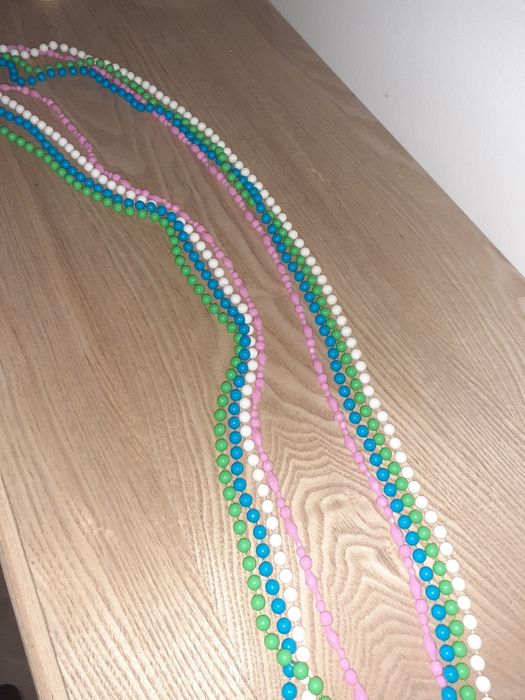 Conjunto de colares de missangas