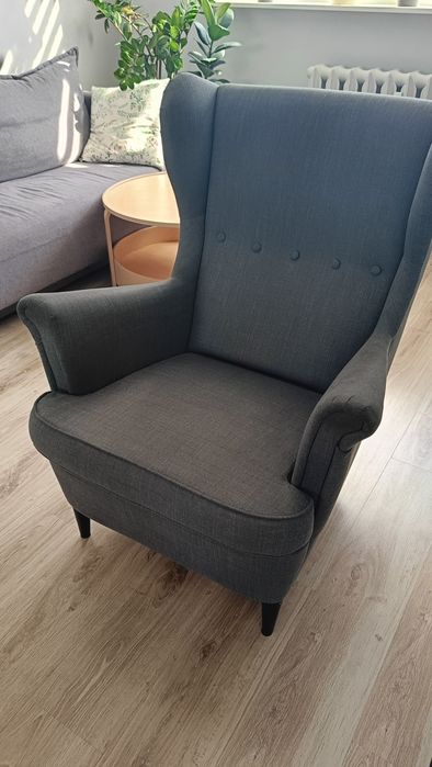 Fotel Uszak Szary IKEA