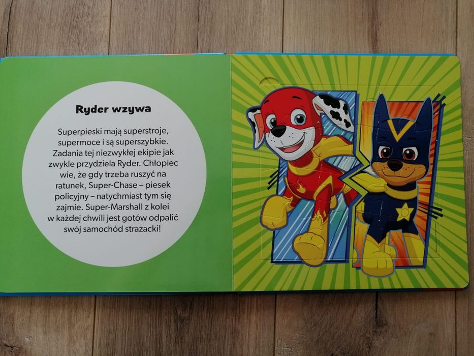 Książeczka puzzle Psi Patrol 5 układanek