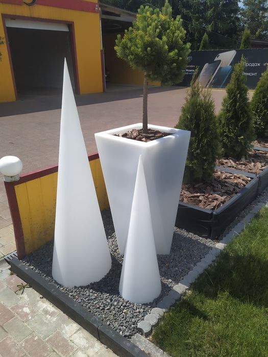 Сучасний Садовий декор з підсвічуванням, з Швейцарського поліетилену