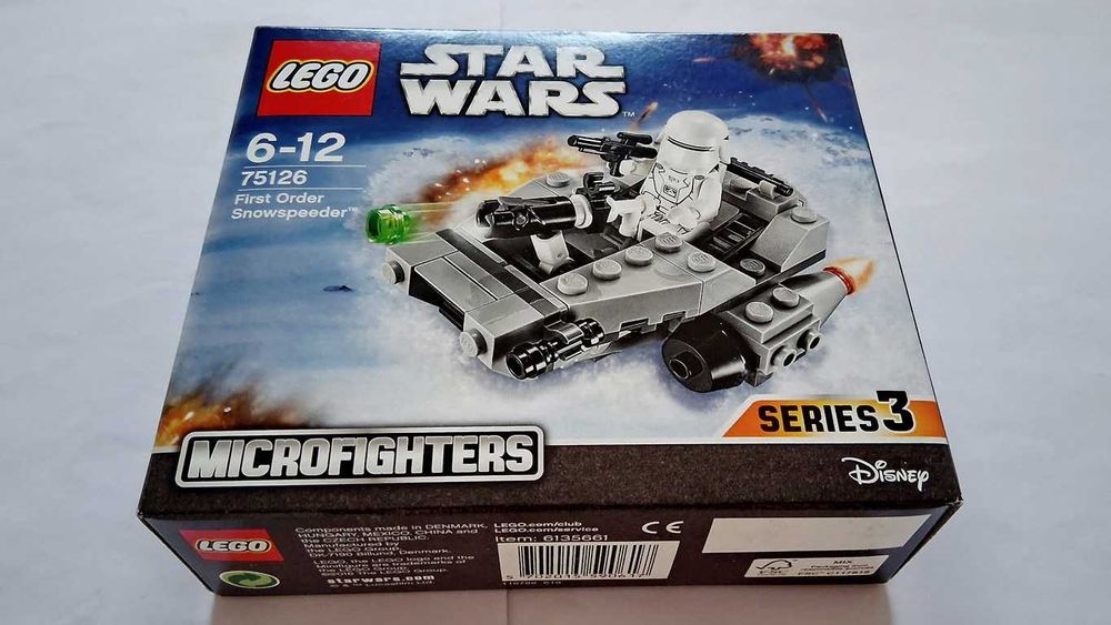 Lego Star Wars 75126 First Order Snowsper Microfighter Series 3 selado