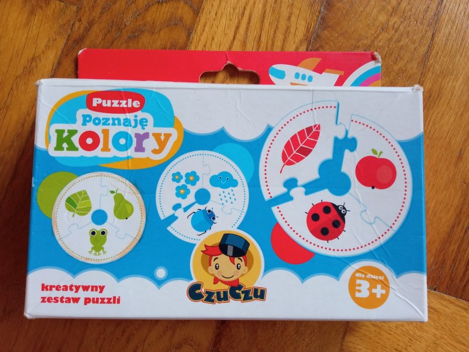 CzuCzu puzzle Poznaję kolory 3+
BRAK koloru różowego (3 elementów)