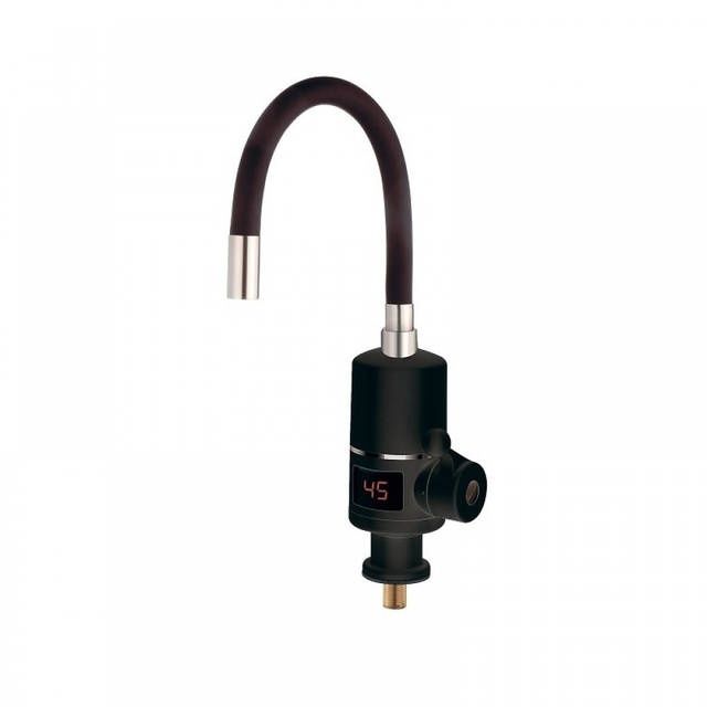 Змішувач водонагрівач чорний або білий з силіконовим виливом