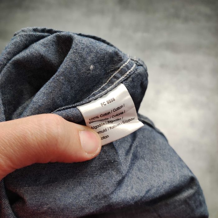 MĘSKA Koszula Elegancka Casual Bawełna PREMIUM Kieszonka Lacoste Haft