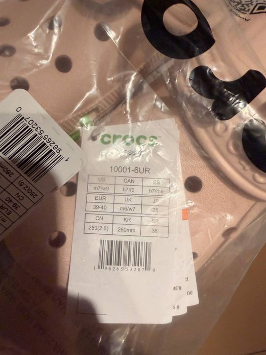 Klapki Crocs 39-40 Nowe