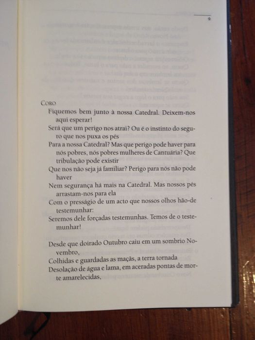 Thomas S. Eliot - Assassínio na catedral