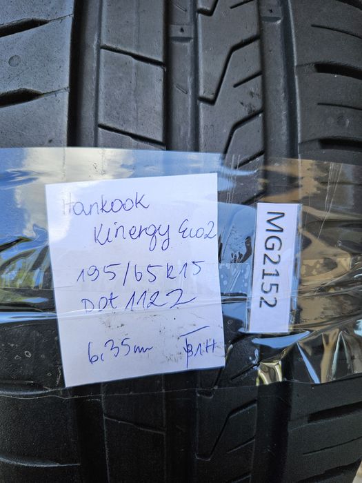 [2szt] Hankook 195/65 r15 Letnie /// 6,35mm!!! 2022r MONTAŻ