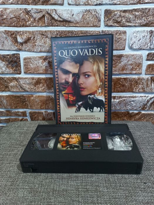 Kasety vhs wideo video. Quo Vadis VHS. Bdb stan.