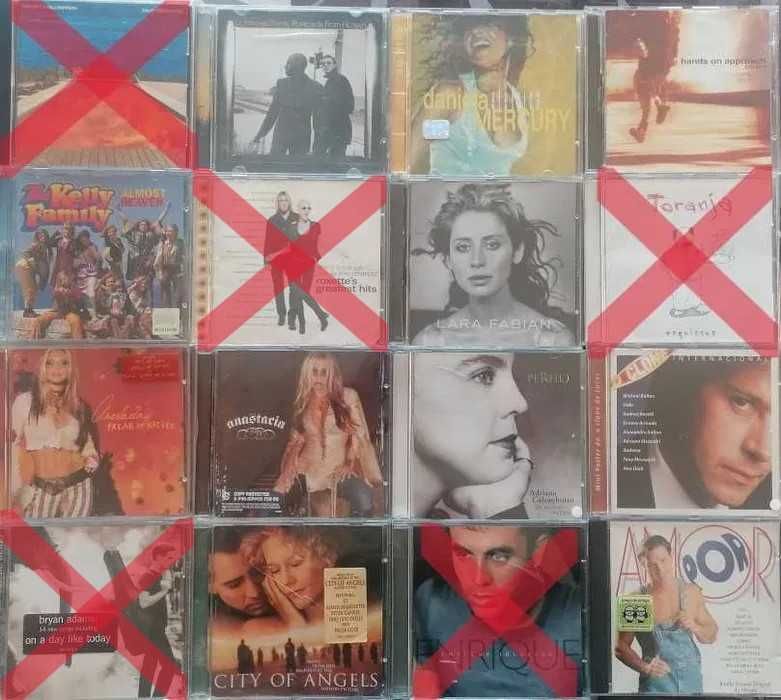 Lote de 60 cds musica originais em excelente estado