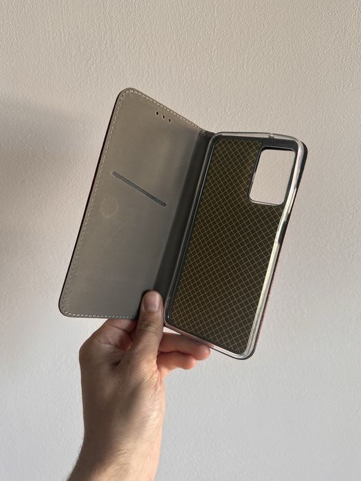 Etui z klapką zamykane + SZKŁO hartowane do MOTOROLA MOTO G35