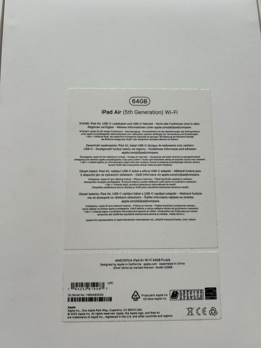 Tablet Apple iPad Air