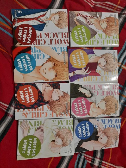 manga Wilczyca i czarny książę tom 1-8