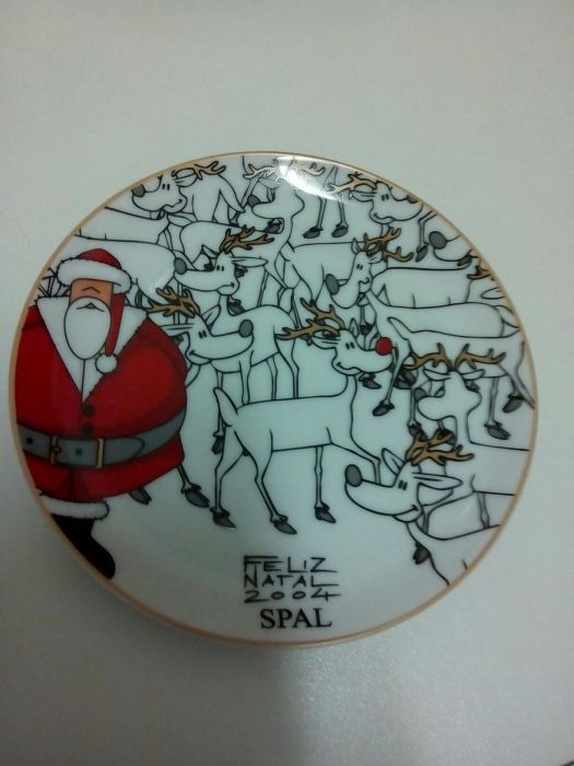 Pratos de natal de colecao
