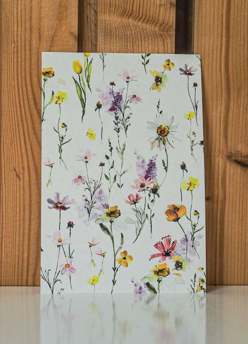 AKWARELOWE kwiaty, ilustracja, obraz