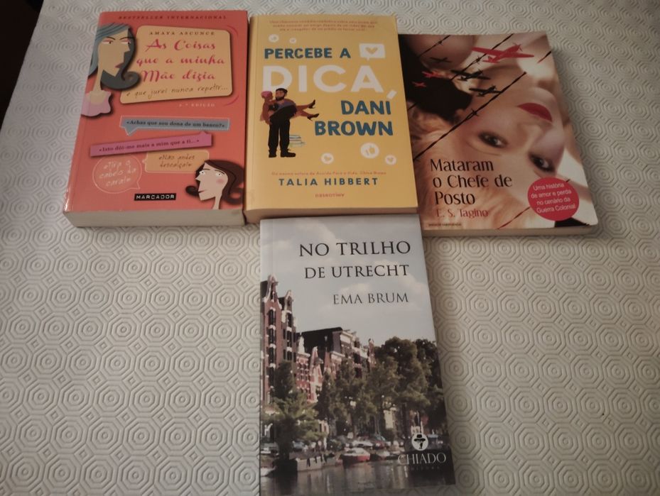 Livros de Romance, Thriller E Crônicas Como Novos