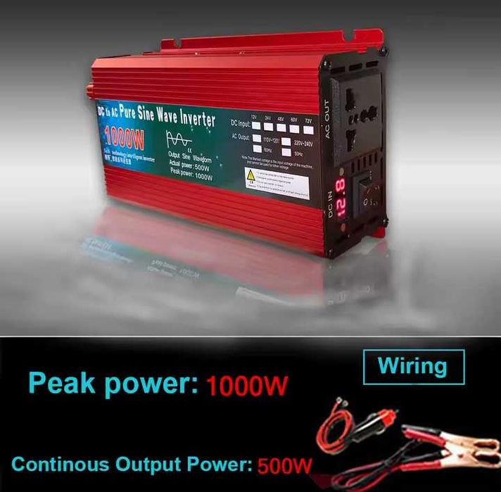 Инвертор 1000w чистый синус дня котла