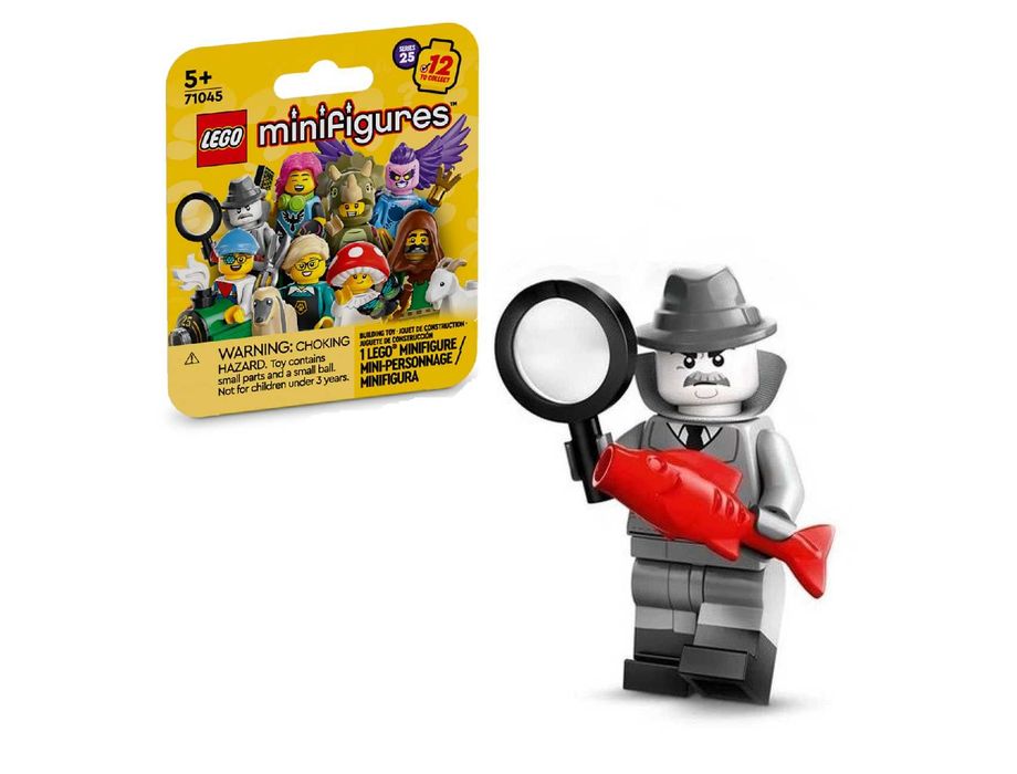 LEGO 71045 Minifigures Seria 25 Detektyw w stylu filmów noir #1