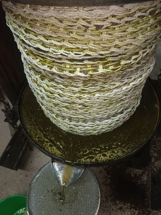 Mini lagar para produção de azeite