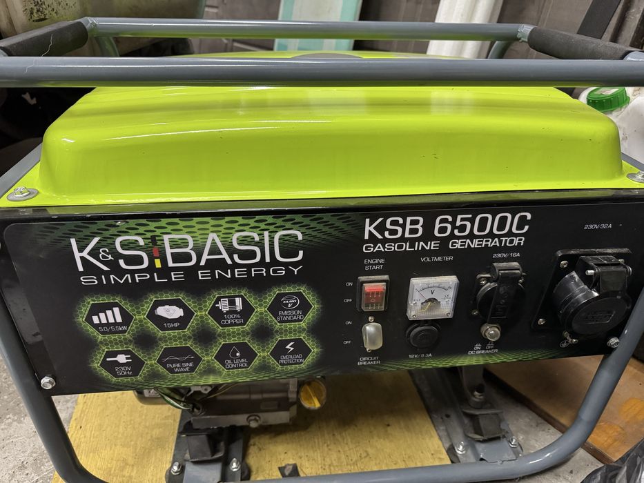 Бензиновий генератор  K S BASIC  KSB 6500C 5.5 кВт