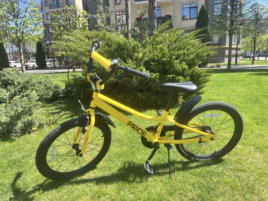 Велосипед 20" Pride Flash жовтий